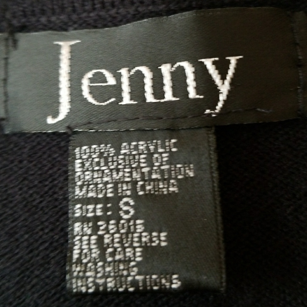 Jenny black embellished long-sleeve sweater - Picture 10 of 11